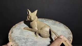 How To Make Fox With Clay / Beautiful Fox Making With Clay / Clay Art