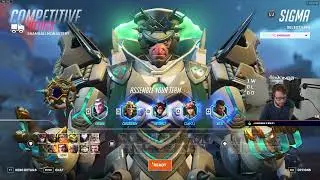 Emongg SIGMA, ILLARI COMPETITIVE Gameplay! [ OVERWATCH VOD Replays ]
