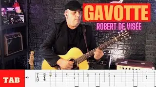 Gavotte by Robert de Vis&eacute;e &ndash; Easy Guitar Cover | Baroque Music with Tabs