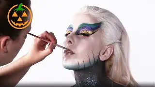 Intergalactic Alien Bride Halloween Make-Up Tutorial