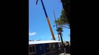 Bontle, Nolo and Kat on the slingshot at Ratanga Junction