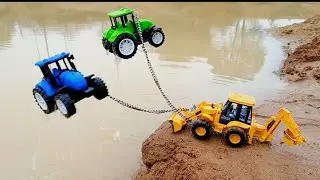 Khatarnak Accident! 😱 JCB 3DX Pulling Out TA Truck & Aeroplane | Mahindra Tractor Power  @jkptoys 