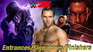 WWE 2K25 Entrances/Signatures/Finishers: Noam Dar
