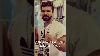 Global Star ram Charan is award an honorary  doctorate by the university of VELS