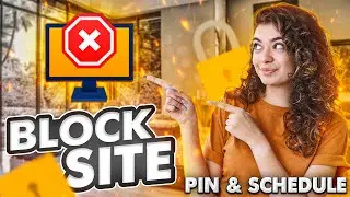 How to block a site | A simple method to block site or domain with PIN or schedule | 2023 Update