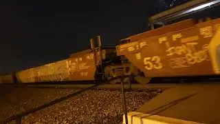 Norfolk Southern-UP Container Train Next to the River in New Albany Indiana Stalls Out! #railfanning
