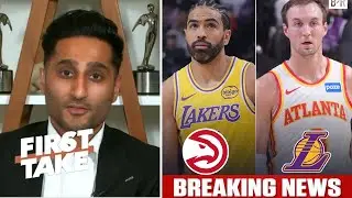 BREAKING NEWS: Lakers acquire Luke Kennard from Hawks for Gabe Vincent, 2nd Round Pick | FIRST TAKE