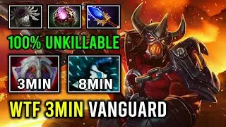 WTF 3Min Vanguard & 8Min Blink 100% Unkillable Axe | NEW Ultimate Offlane Guide Dota 2