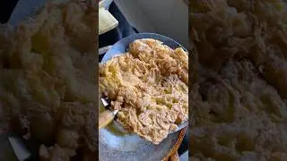 Cara masak telur barendo dengan sedikit minyak agar crispy