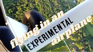 Flying over Minnesota in a Two-Person Experimental Airplane