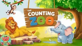 Counting Zoo Song for Kids | Learn 1-10 with Cute Animals |@Watermelon_kids07 