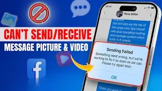 How to Fix Can't Send or Receive Messages on Facebook on iPhone | Facebook Cannot Send Message