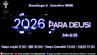 Tema: “2026 PARA DEUS!