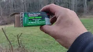 Piney mountain ammunition green tracer  .22cal