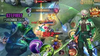 MLBB : Review Skin Elite Hayabusa S27 First Purchase Skin (Hero meta) with Build full damage