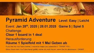 Pyramid Adventure - Easy #5 | Jan 27th, 2026