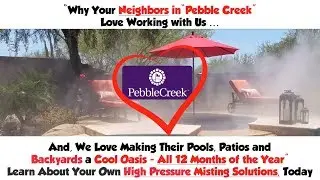 High Pressure Misting Pebble Creek in Goodyear AZ