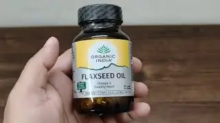 Flaxseed Oil Review 🔥 | Best Omega-3 Vegetarian Supplement in India | Organic India Flaxseed Oil 