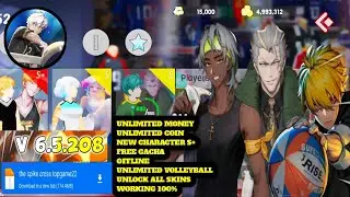 THE SPIKE CROSS MOD APK V6.5.208 TERBARU 2026  UNLOCK NEW CHARACTERITHE SPIKE CROSS 