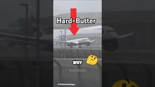 Почему самолеты совершают жесткую посадку, а не посадку на масло🤔✈️