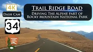 Driving above 12K Feet on Trail Ridge Road (US 34) Rocky Mountain National Park