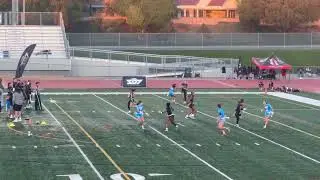 5V5 15 Yard Nice touch sideline pass completion