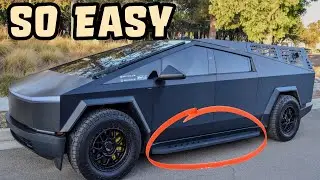 Upgrading My Cybertruck with New CyberGear Side Steps! 🚀