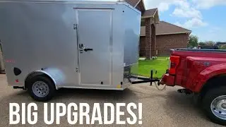 Tiny trailer gets a welded on addition!  Also first glimpse at Transeagle 15