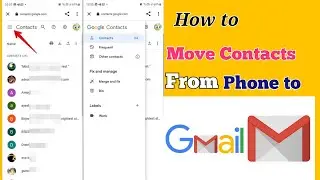 How to Move all Contacts from Phone to Gmail