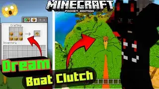 I Finally Did Dream&rsquo;s Famous Boat Clutch In MCPE 🤯📈