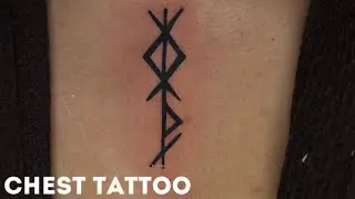 Client Got inked a Gaming Symbol Tattoo on Chest 😳|Full Tutorial #viralvideo #yt #youtube