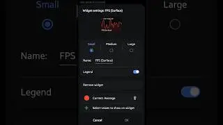 FPS Meter in Android 16 / One UI 8.0
