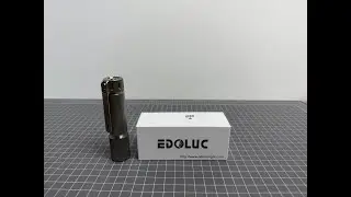 Edoluc Knurly 14500:AA EDC Titanium Flashlight #edc #fishing #flashlight