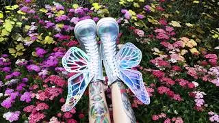 Introducing....the XXXCLUSIVE LiMiTED EDiTiON Holographic Butterfly Boot!