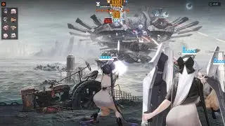 (Day 2) Land Eater, Co-op Boss Fight - NIKKE