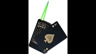 Jet Torch Lighter Review: Cool Green Flame & Ace Card Design Tested