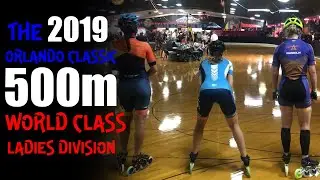 World Class Ladies 500 Meter Inline Speed Skating Race At 2019 Orlando Classic In Orlando Florida