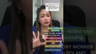 Hiring Factory worker bound to Poland