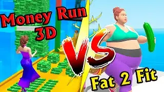 Money Run 3D 👸🤑👗 vs Fat 2 Fit 🌭🤷&zwj;♀️🍆 Games All Levels 🤩 Gameplay iOS, Android Mobile Walkthrough