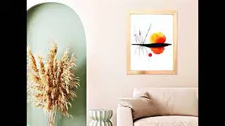 Transform Your Space with Minimalist Islamic Sunset Wall Art &ndash; Perfect for Meditation & Prayer!...