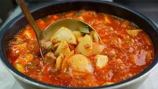 매일 먹어도 질리지 않는 진짜 집밥 감자찌개 레시