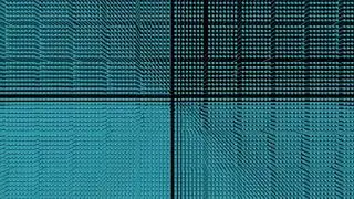 Another animated experiment to show the number of neurons one token in GPT3 uses.