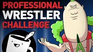 Pro Wrestler Drawing Challenge (ft. Emily and Murph)