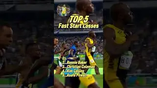Top 5 Sprinters Who Lost After Flying Out the Blocks!