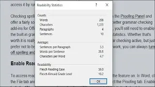 How to Test the &ldquo;Readability&rdquo; of Your Writing in Microsoft Word or Outlook