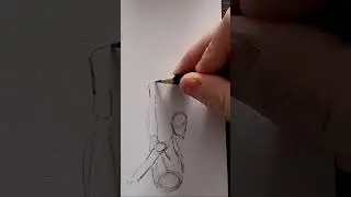 Gesture Drawing ✏️✏️ Quick Pose 3 ASMR