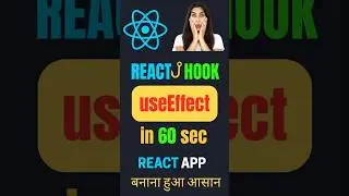 React useEffect Hook Explained in 60 Seconds ⚛️ | Side Effects Made Simple! #shorts #reactjs #hook