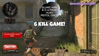 SLUMS Prop Hunt WIN in BO4 using ONLY a Pistol!