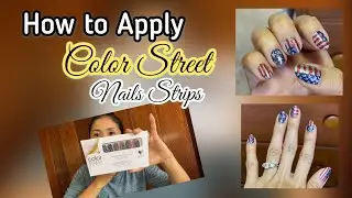 How to Apply Color Street Nail Strips | Liz Channel