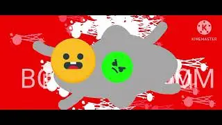 Green emoji vs emoji (Mega bomb on house)